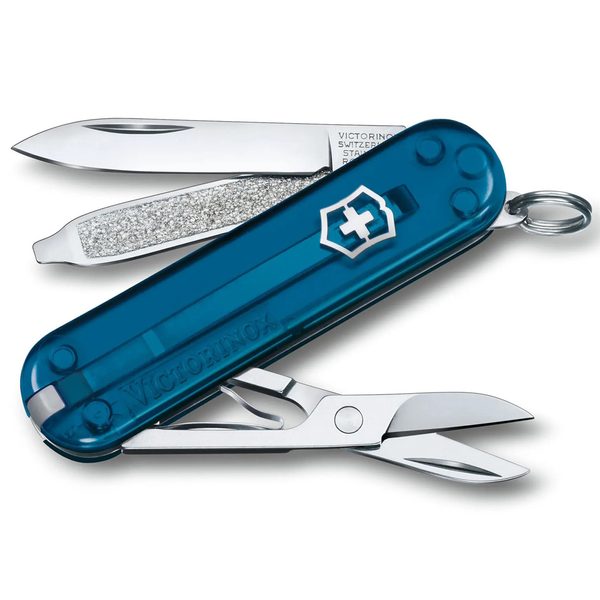 Levně Nůž Victorinox Classic SD Transparent Colors Sky High + 5 let záruka, pojištění a dárek ZDARMA