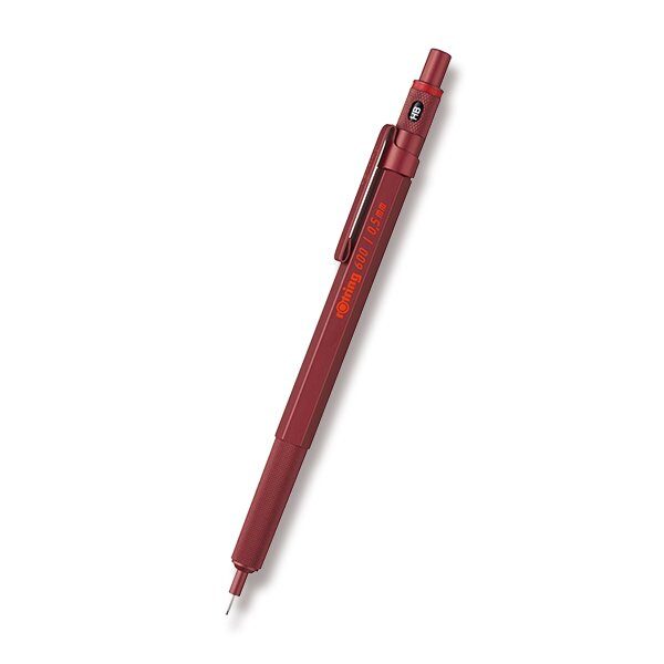 Levně Mechanická tužka Rotring 600 Red 1520/211426 - Red 0,7 mm + 5 let záruka, pojištění a dárek ZDARMA