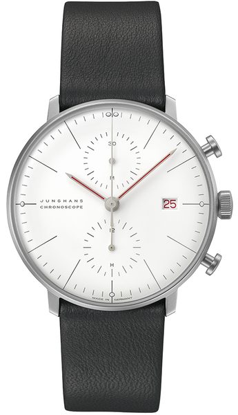 Levně Junghans Max Bill Chronoscope Bauhaus 27/4303.02 + 5 let záruka, pojištění a dárek ZDARMA