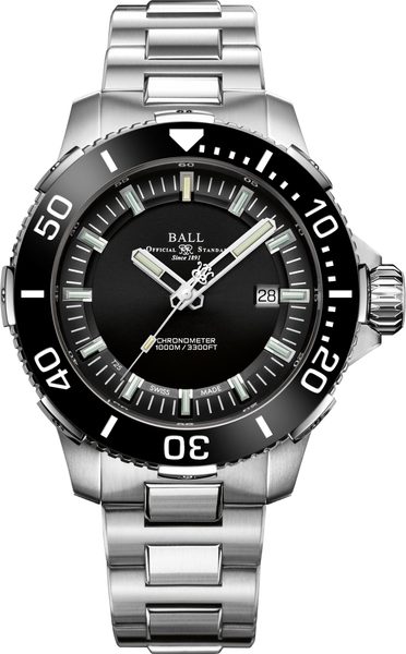 Levně Ball Engineer Hydrocarbon DeepQUEST Ceramic COSC DM3002A-S3CJ-BK + 5 let záruka, pojištění a dárek ZDARMA