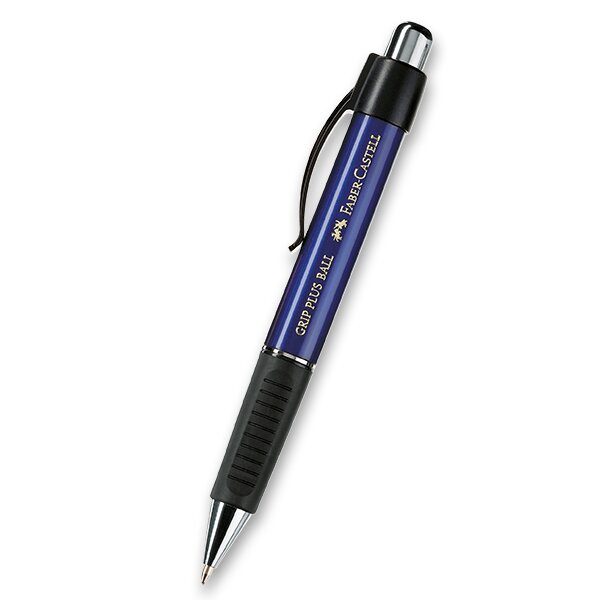 Levně Kuličkové pero Faber-Castell Grip Plus Ball - Výběr barev 0012/1407 - modré + 5 let záruka, pojištění a dárek ZDARMA