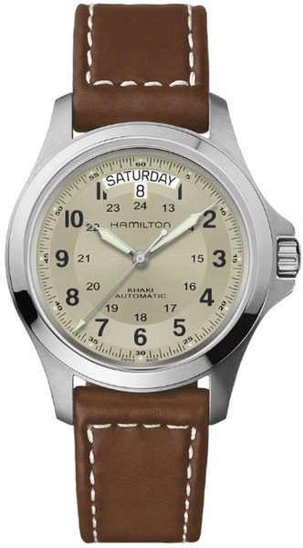 Hamilton Khaki Field King Auto H64455523 + 5 let záruka, pojištění a dárek ZDARMA