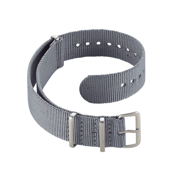 Levně Řemínek Laco NATO nylonový šedý - 18 mm