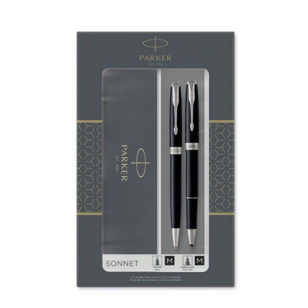 Set Parker Sonnet Black CT 1501/8893259 + 5 let záruka, pojištění a dárek ZDARMA