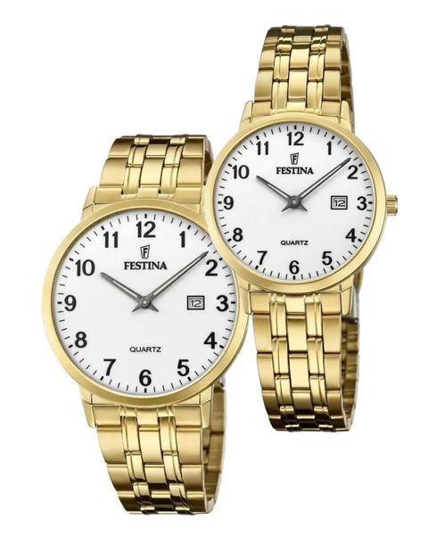 SET Festina Classic Bracelet 20513/1 a 20514/1 + 5 let záruka, pojištění a dárek ZDARMA