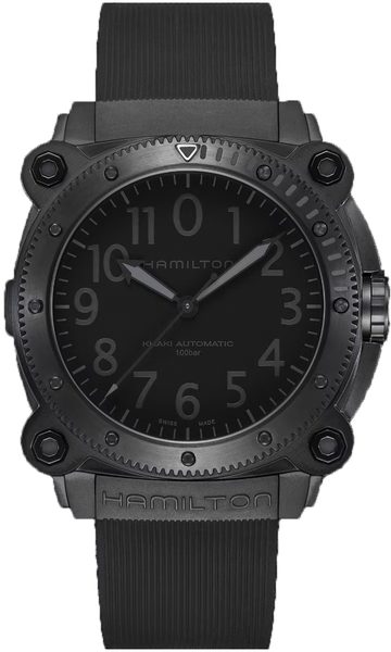 Hamilton Khaki Navy BeLOWZERO Auto Titanium H78505330 + 5 let záruka, pojištění a dárek ZDARMA