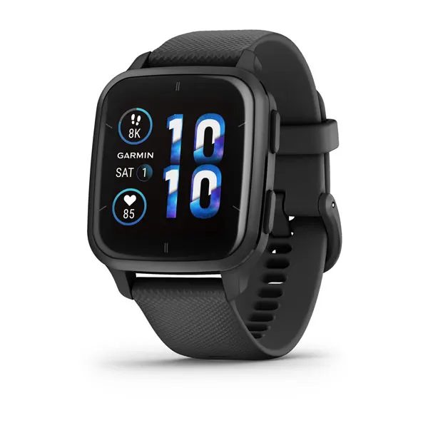 Garmin Venu® Sq 2 Music Edition Slate / Black silicone band - 010-02700-10 + 5 let záruka, pojištění a dárek ZDARMA