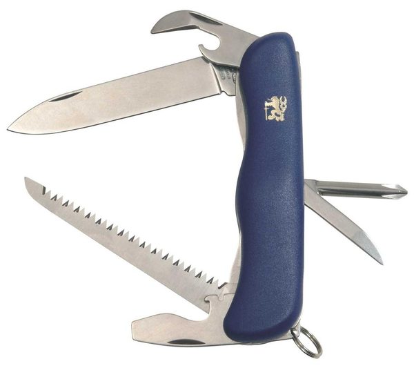 Kapesní nůž Mikov Praktik 115-NH-6/BK modrý + 5 let záruka, pojištění a dárek ZDARMA