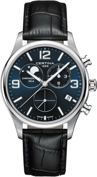 Certina DS-8 Chronograph Moon Phase C033.460.16.047.00 + 5 let záruka, pojištění a dárek ZDARMA