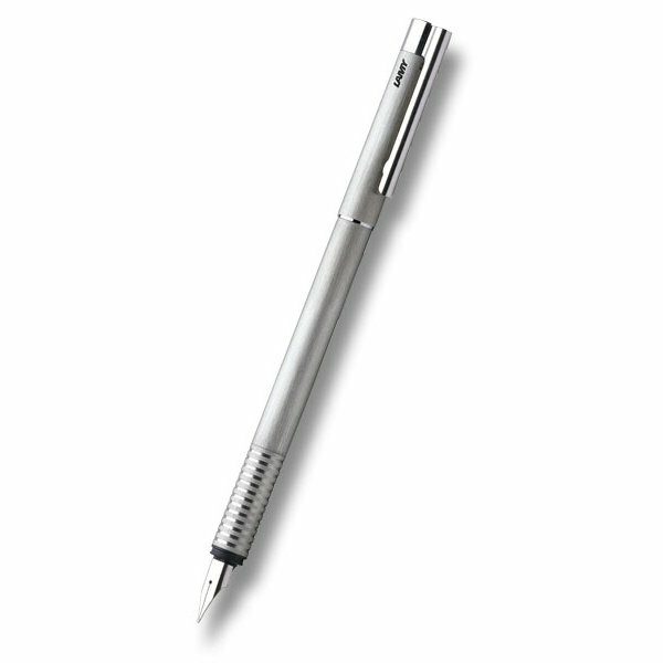 Plnicí pero Lamy Logo Brushed Steel 1506/006371 - hrot EF (velmi slabý) + 5 let záruka, pojištění a dárek ZDARMA