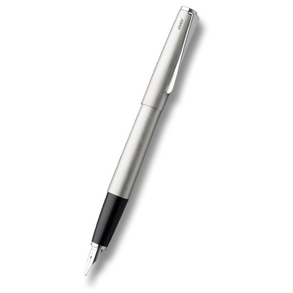 Levně Plnicí pero Lamy Studio Brushed Steel 1506/065644 - hrot EF (velmi slabý) + 5 let záruka, pojištění a dárek ZDARMA