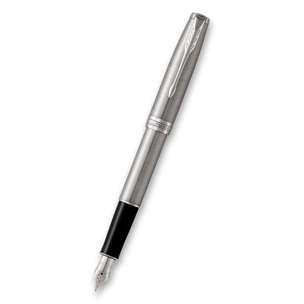 Levně Plnicí pero Parker Sonnet Stainless Steel CT 1502/51315 - hrot M (střední) + 5 let záruka, pojištění a dárek ZDARMA