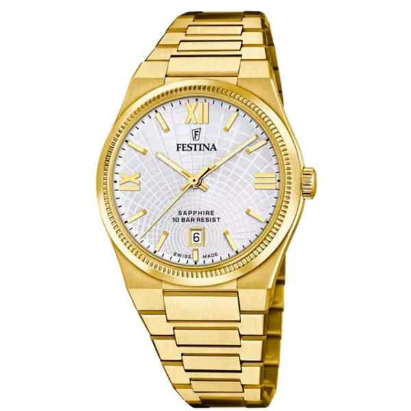 Festina Swiss Made 20057/1 + 5 let záruka, pojištění a dárek ZDARMA