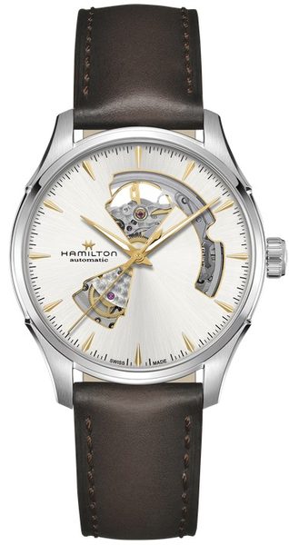 Hamilton Jazzmaster Open Heart Auto H32675551 + 5 let záruka, pojištění a dárek ZDARMA