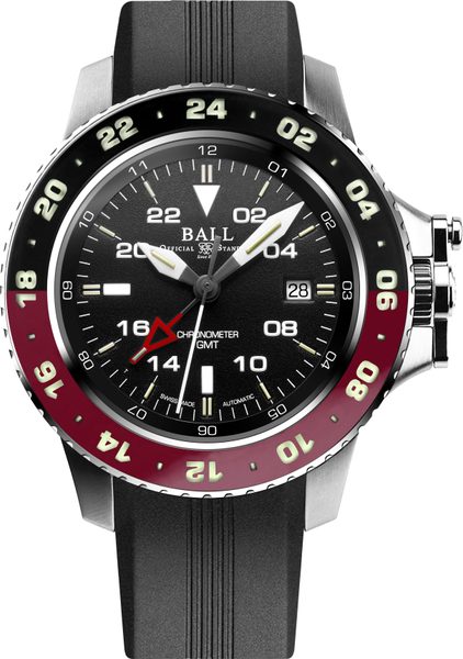 Levně Ball Engineer Hydrocarbon AeroGMT II (42 mm) COSC DG2018C-P3C-BK + 5 let záruka, pojištění a dárek ZDARMA