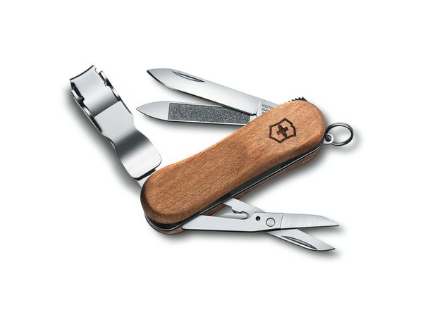 Nůž Victorinox Nail Clip Wood 580 0.6461.63B1