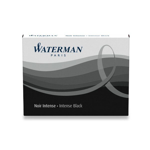 Inkoustové bombičky Waterman standardní - Inkoustové bombičky Waterman standardní černé + 5 let záruka, pojištění a dárek ZDARMA