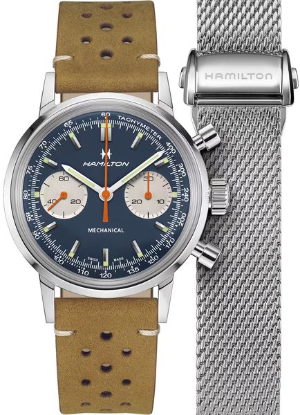 Levně Hamilton American Classic Intra-Matic Chronograph H Mechanical H38429541