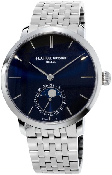 Levně Frederique Constant Manufacture Slimline Moonphase Automatic FC-705N4S6B + 5 let záruka, pojištění a dárek ZDARMA