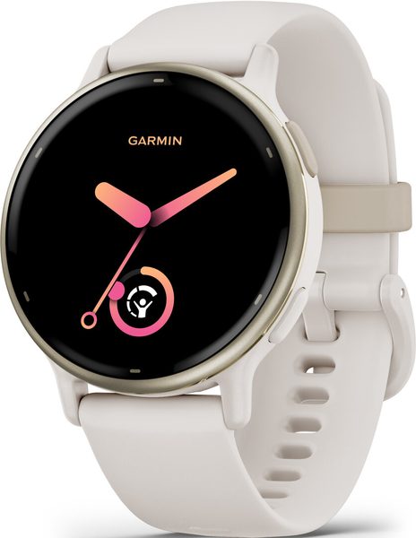 Levně Garmin vívoactive 5 Ivory/Cream Gold 010-02862-11