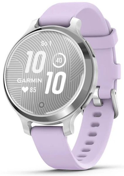 Levně Garmin Lily® 2 Active Silver / Purple Jasmine Silicone Band 010-02891-01