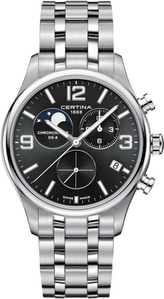 Certina DS-8 Chronograph Moon Phase C033.460.11.057.00 + 5 let záruka, pojištění a dárek ZDARMA