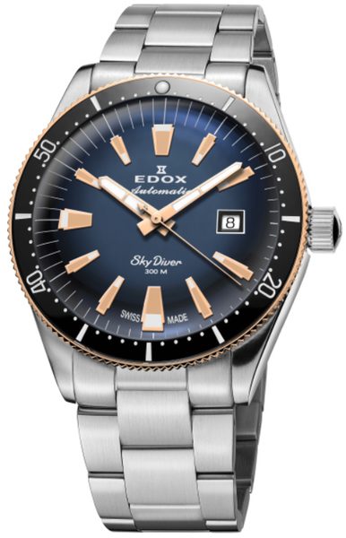 EDOX Skydiver Date Automatic 80126-357RNM-BUIDR Limited Edition