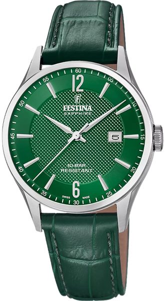 Levně Festina Swiss Made Green 20007/5