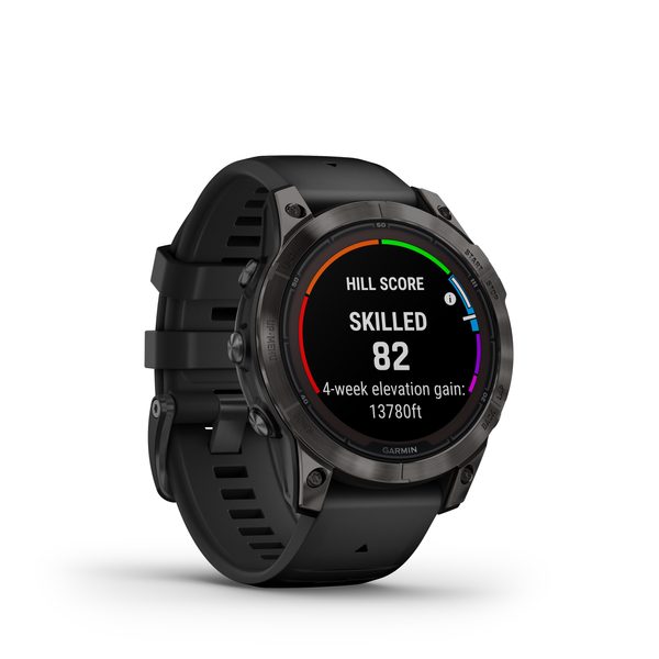 Garmin Fēnix 7 Pro Sapphire Solar Edition Carbon Gray DLC Titanium / Black Band - 010-02777-11