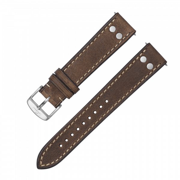 Řemínek Laco Pilot Strap Vintage - hnědý - 18 mm - L – Standardní délka (doporučujeme) - 16 mm + 5 let záruka, pojištění a dárek ZDARMA