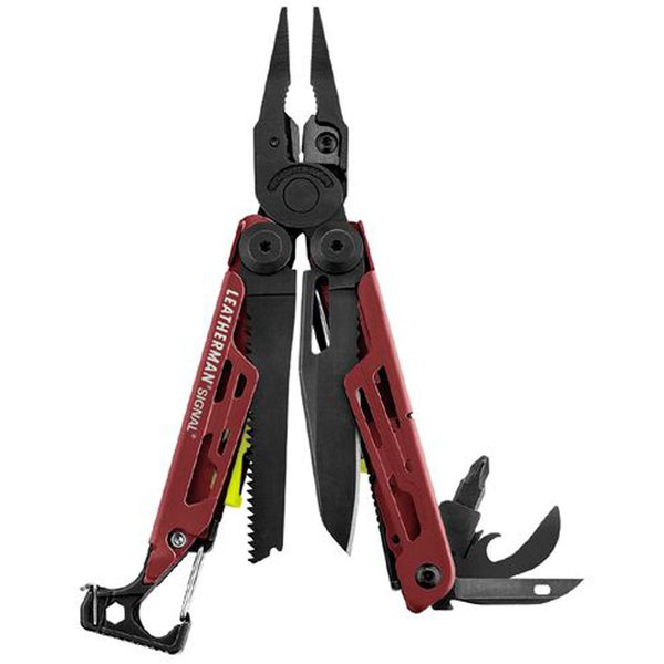 MultiTool Leatherman Signal Crimson 832745 + 5 let záruka, pojištění a dárek ZDARMA