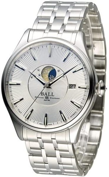 Ball Trainmaster Moon Phase NM3082D-SJ-SL