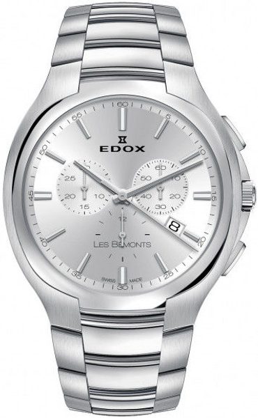 Levně EDOX Les Bémonts Ultra Slim Quartz Chronograph 10239-3-AIN + 5 let záruka, pojištění a dárek ZDARMA