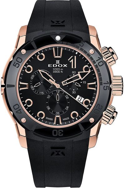 EDOX CO-1 Quartz Chronograph 10242-TINR-NIR + 5 let záruka, pojištění a dárek ZDARMA