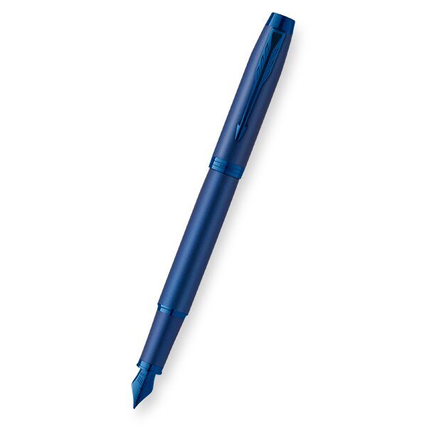 Plnicí pero Parker IM Monochrome Blue 1502/313296 - hrot M (střední) + 5 let záruka, pojištění a dárek ZDARMA