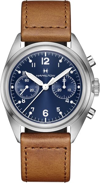 Levně Hamilton Khaki Aviation Pilot Pioneer Mechanical Chrono H76409540