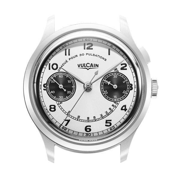 Vulcain Monopusher Heritage - Panda - Brown Alligator Printed