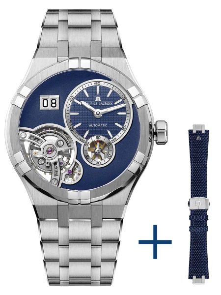 Levně Maurice Lacroix Aikon Master Grand Date AI6118-SS00E-430-C + 5 let záruka, pojištění a dárek ZDARMA