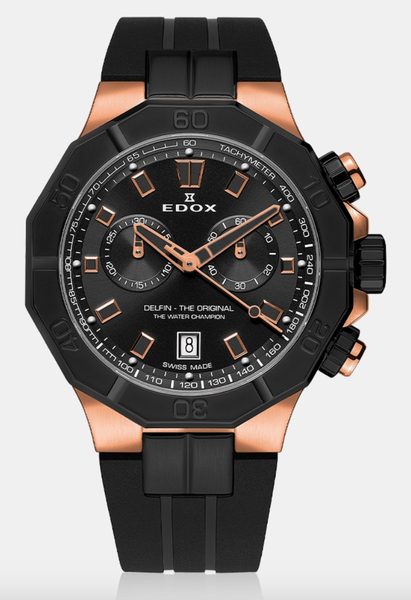 Levně EDOX Delfin Quartz Chronograph 10113-37RNCA-NIR