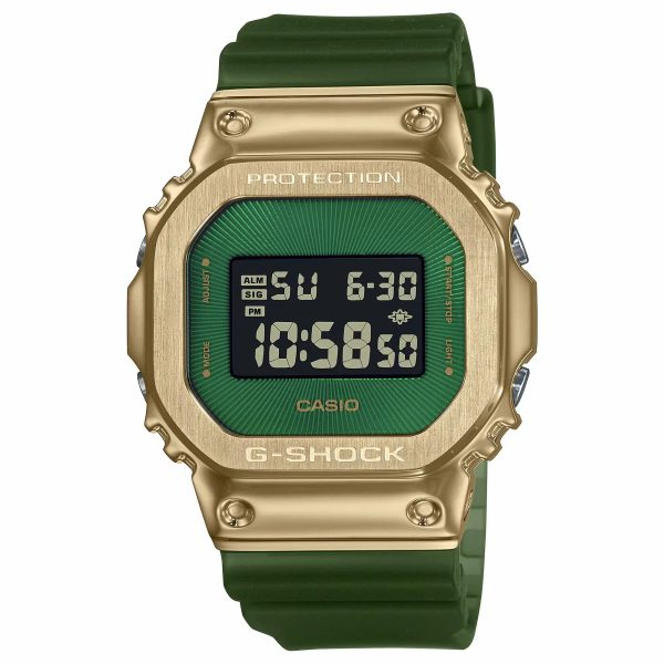 Levně Casio G-Shock GM-5600CL-3ER Emerald Gold + 5 let záruka, pojištění a dárek ZDARMA