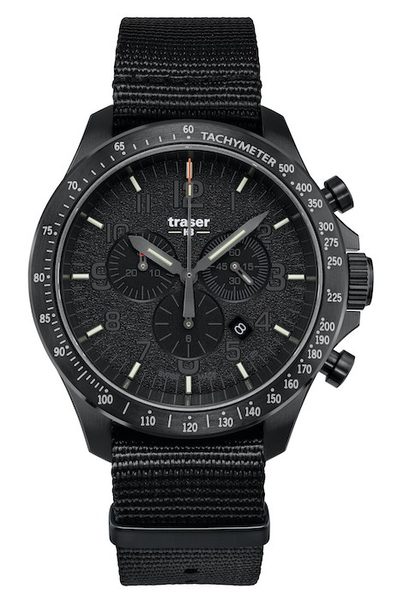 Traser P67 Officer Pro Chronograph Black Nato + 5 let záruka, pojištění a dárek ZDARMA