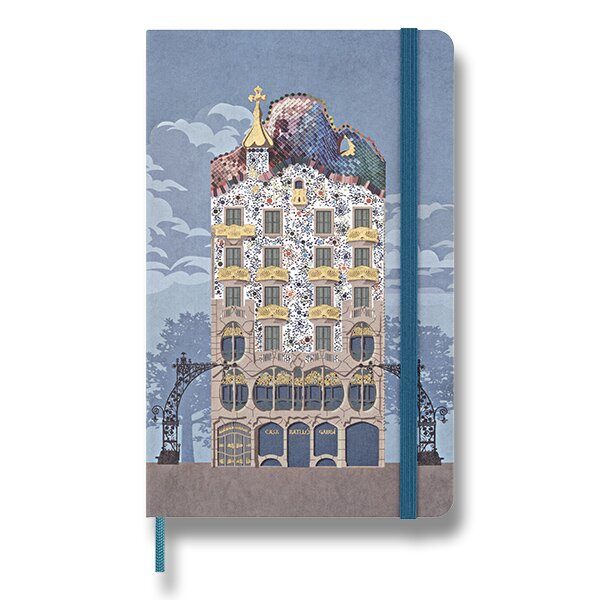 Zápisník Moleskine Casa Batlló - tvrdé desky L, linkovaný 1331/1917355