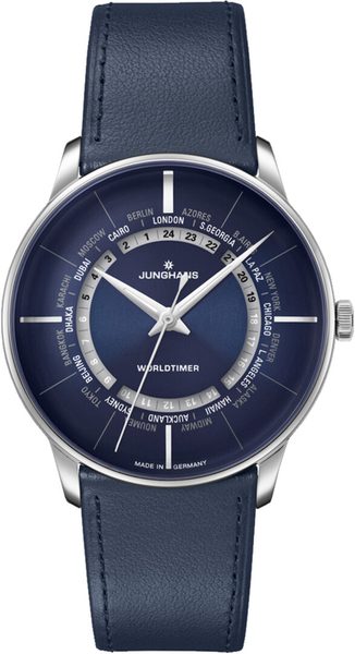 Levně Junghans Meister Worldtimer 27/3010.01 + 5 let záruka, pojištění a dárek ZDARMA