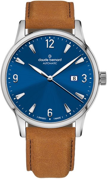 Claude Bernard Classic Automat 80091-3-buinn + 5 let záruka, pojištění a dárek ZDARMA