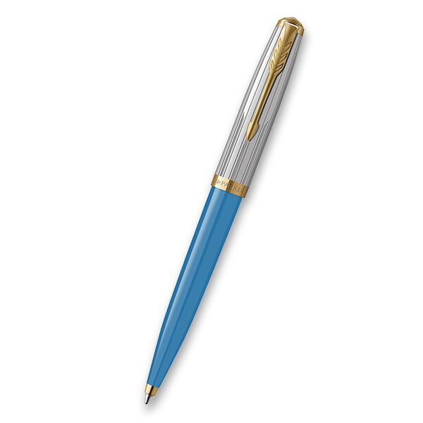 Levně Kuličkové pero Parker 51 Premium Turquoise GT 1502/6269080 + 5 let záruka, pojištění a dárek ZDARMA