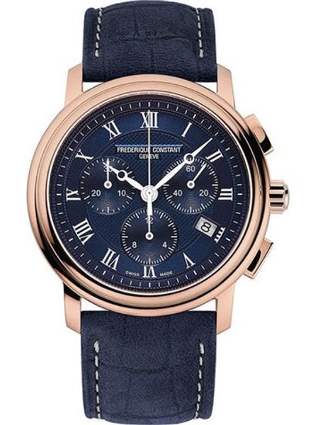 Levně Frederique Constant Classics Gents Chronograph Quartz FC-292MCN4P4 + 5 let záruka, pojištění a dárek ZDARMA