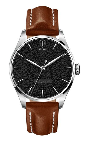 Levně Biatec Majestic 01 N - Světle hnědý kožený řemínek
