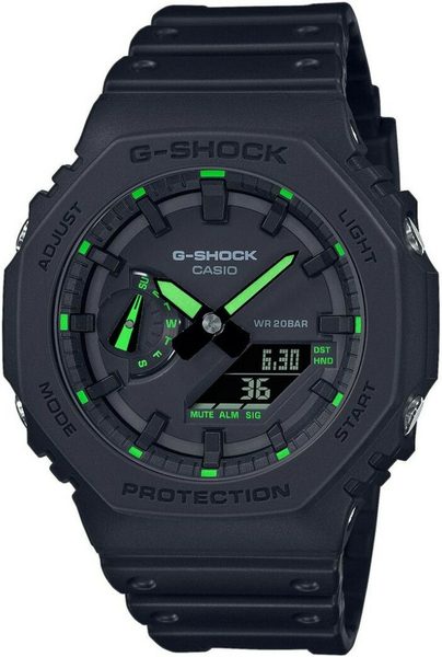 Casio G-Shock GA-2100-1A3ER Neon Accent Series + 5 let záruka, pojištění a dárek ZDARMA