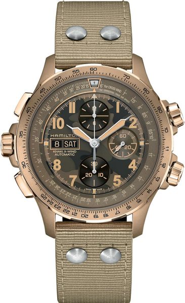 Hamilton Khaki Aviation X-Wind Auto Chrono H77916920 + 5 let záruka, pojištění a dárek ZDARMA