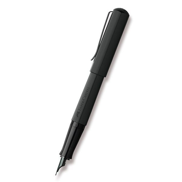 Levně Plnicí pero Faber-Castell Hexo Black Matt 0021/15057 - hrot M (střední) + 5 let záruka, pojištění a dárek ZDARMA